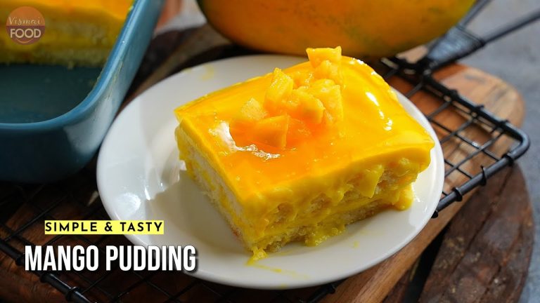 సులభంగా చేసుకునే అద్భుతమైన మాంగో పుడ్డింగ్ | Super delicious Mango Pudding recipe