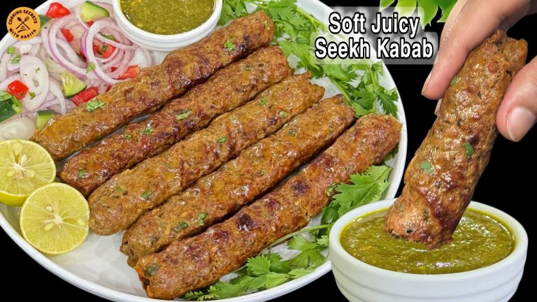 Seekh Kabab Recipe | Beef Seekh Kabab Banane Ka Tarika | Restaurant Style Beef Seekh Kabab Recipe
