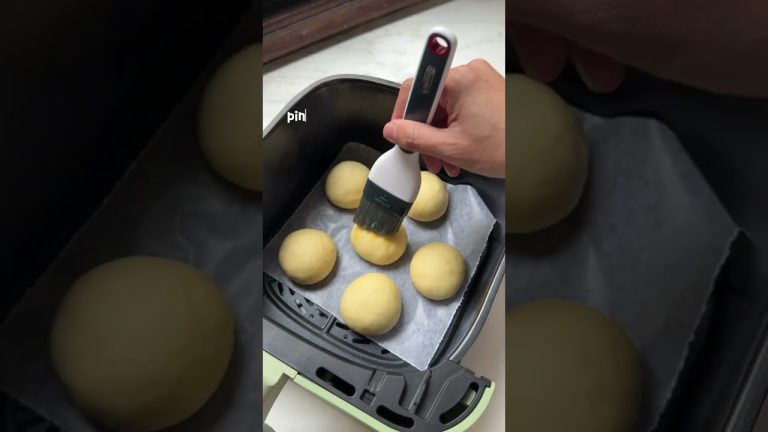 Pancitos en la airfryer PASO A PASO!! #short