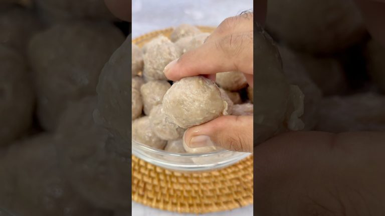 RESEP BAKSO SAPI KENYAL MENTUL! #resepsimple #baksosapi #bakso