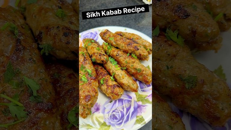 Spicy Seekh Kabab Recipe | Soft and Juicy Kabab Recipe | Cooking CH
