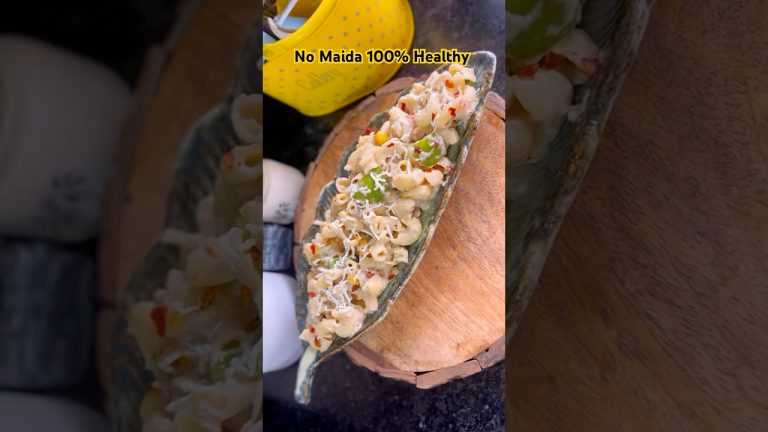 Macroni pasta recipe how to make macaroni-no Maida white sauce pasta #shortsfeed #viralshort #shorts