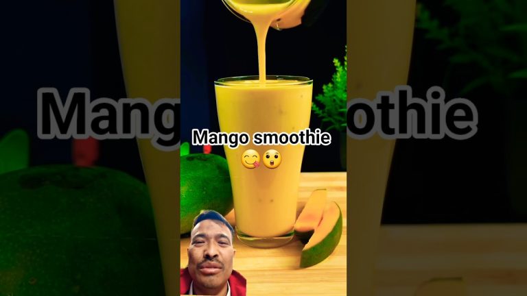 Mango Smoothie | How to make Mango juice at home? 😋#trending #shortsfeed #shorts #mango #recipe