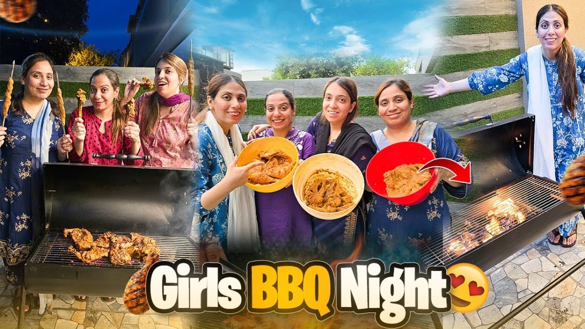 Girls BBQ Night l Sub Nay Apna Favourite BBQ Banaya l Life With Amna