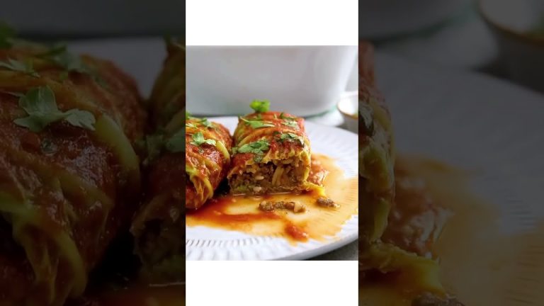 These cabbage rolls are a must-try! #shorts