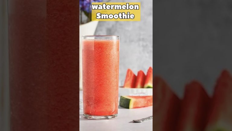 Watermelon Smoothie 🍉🥛#shorts #smoothie #viralshort #watermelon #fruit #summerdrink #tranding #juice