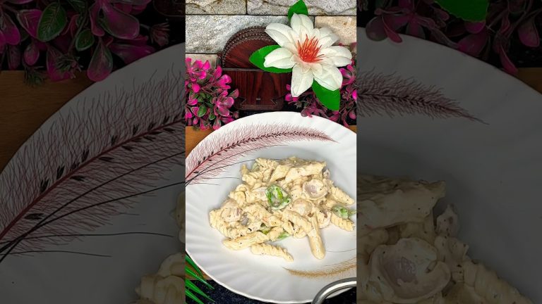 White sauce pasta || viral recipe ||😋@Desirasoi113 #shorts #shortsfeed #recipe