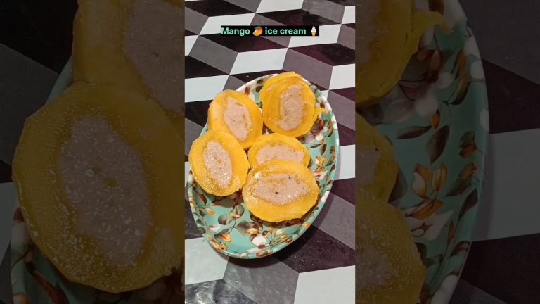 Viral Mango 🥭 ice cream 🍦 #mango #icecream #viralvideo