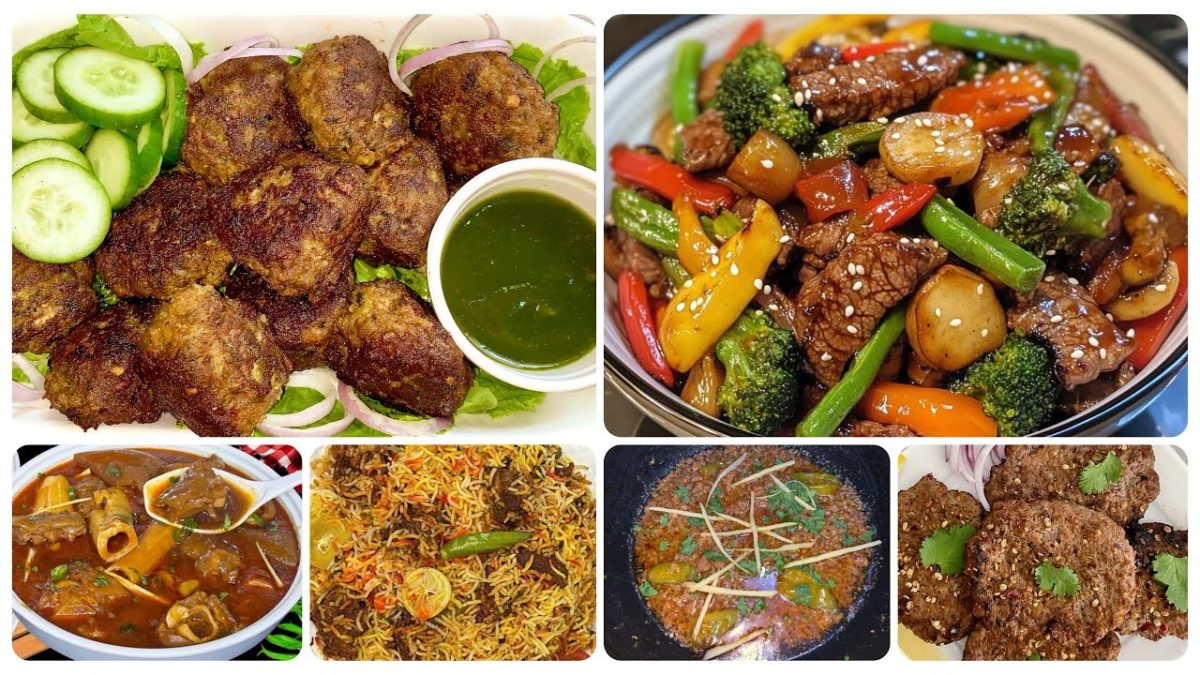 Top 6 Beef Recipes By Yum Foodella | Different dishes recipes for lunch
