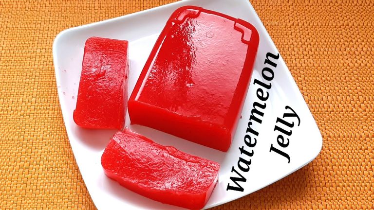 Watermelon Jelly With Corn Flour By Nasta Recipes || Watermelon Dessert Recipes