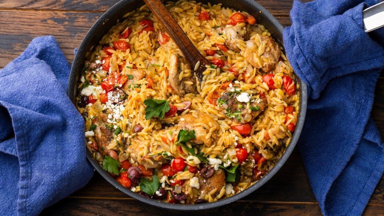Chicken and Orzo – Effortless One-Pan Weeknight Dinner