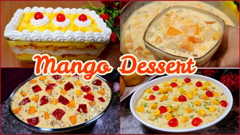 4 New Mango Dessert Recipes By Tasty Food With Maria