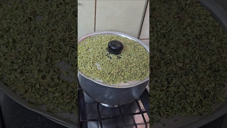 Así hago mi Orégano seco #food #orégano #receta