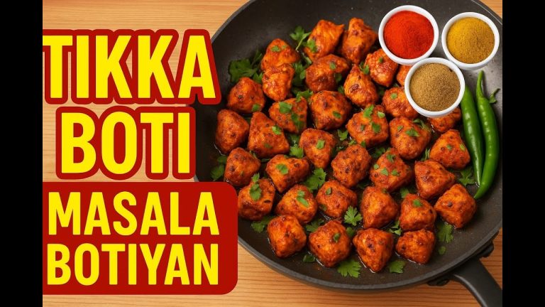 Beef Tikka Masala Recipe | Chatpati Tikka Boti |Beef Tawa Boti Recipe