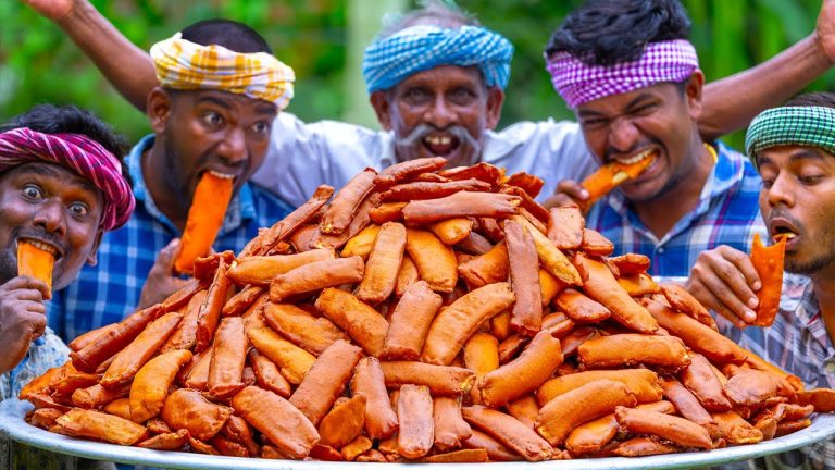 BANANA BAJJI | Banana Fry | Valakkai Bajji Recipe  Cooking in Village | Tasty Plantain Evening Snack