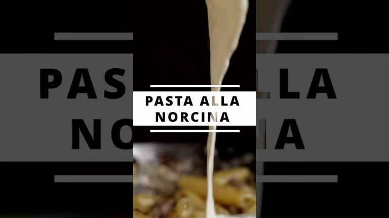 Pasta alla NORCINA ❤️ – Cremosa e Irresistibile! Ricetta Tradizionale Umbra