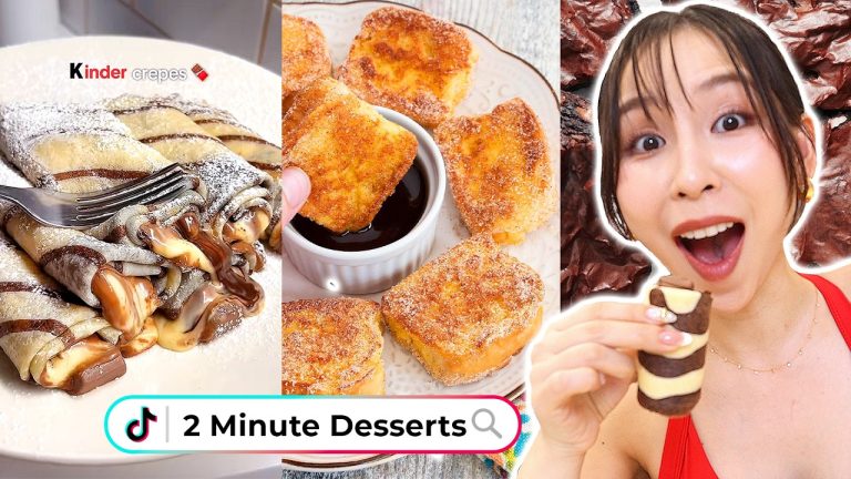 Trying 2 Minute Dessert Recipes ⏱️