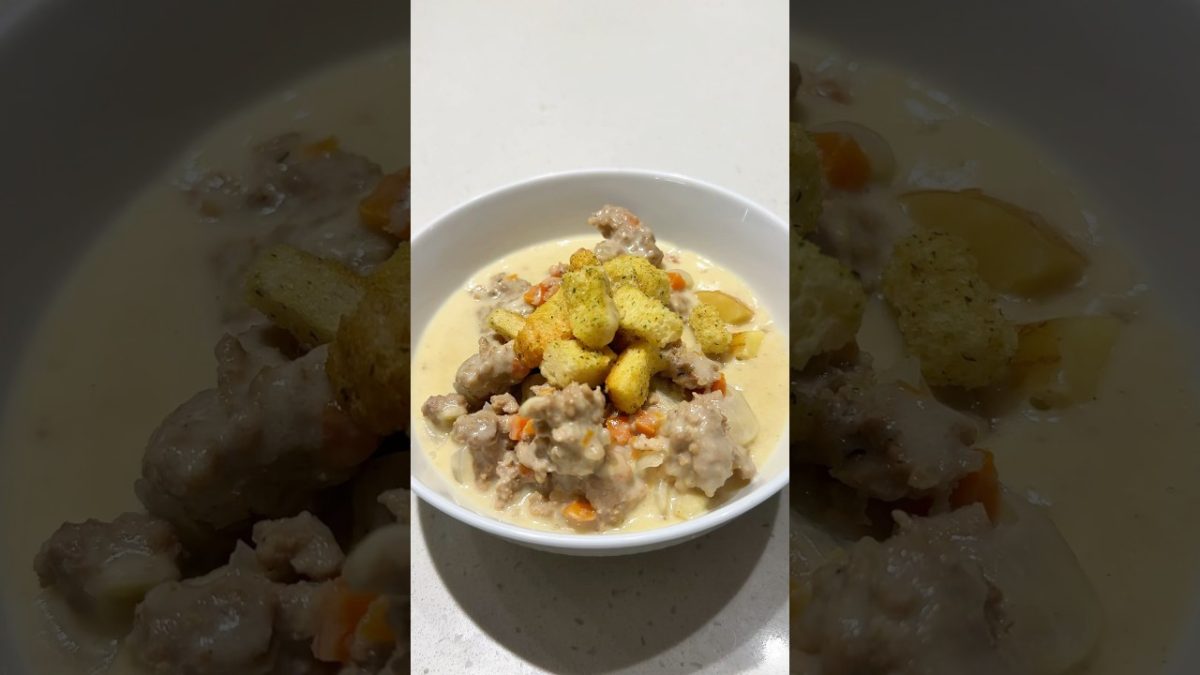 Homemade High Protein Chicken Soup Recipe Dupe (Ground Turkey) #chickensoup #food #shorts #recipe