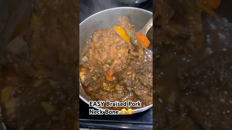 EASY BRAISED PORK 😋 #homemadefood #cooking #pork #recipe #braisedpork #foodie #shorts #short #pork