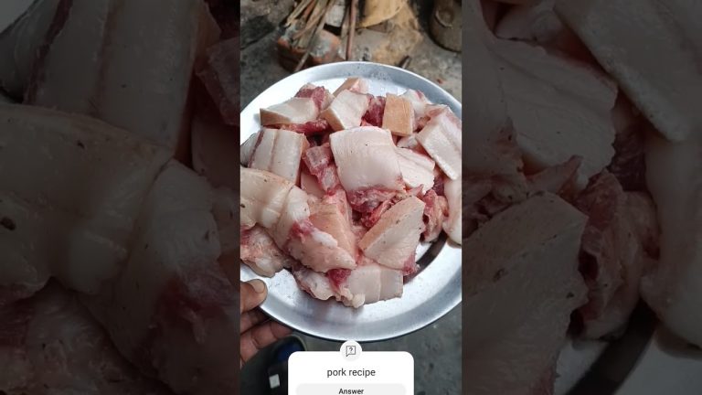 pork recipe. #cooking #pork #homemade #viral #youtubeshorts #youtube #shorts