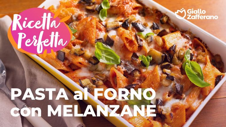 PASTA al FORNO con MELANZANE – FACILE E SAPORITA!💜🍆😍🍴