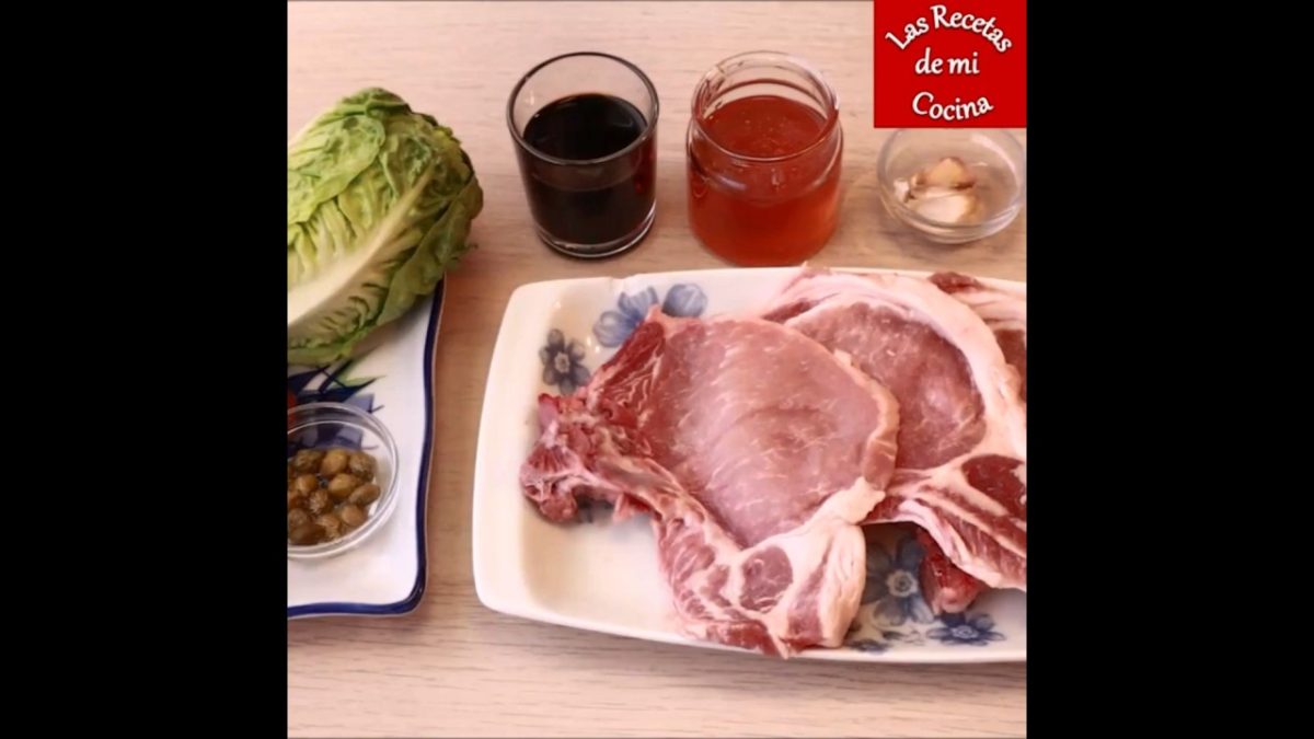 Chuletas de CERDO Maceradas en MIEL