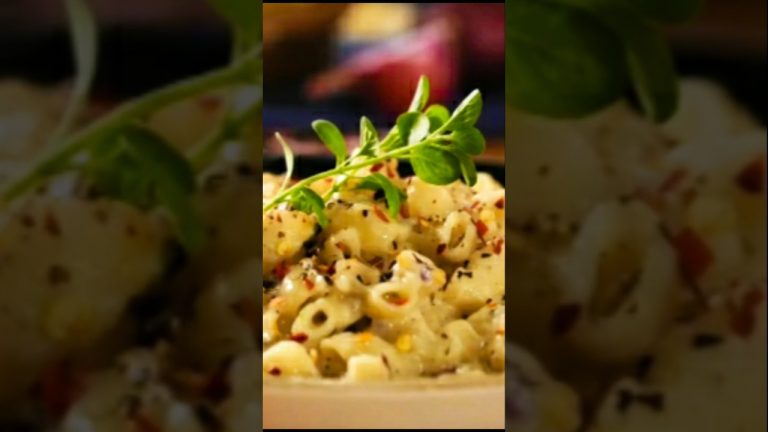 White Sauce Pasta || 😋 #shorts #food #easy #recipe #asmr #cooking #chicken