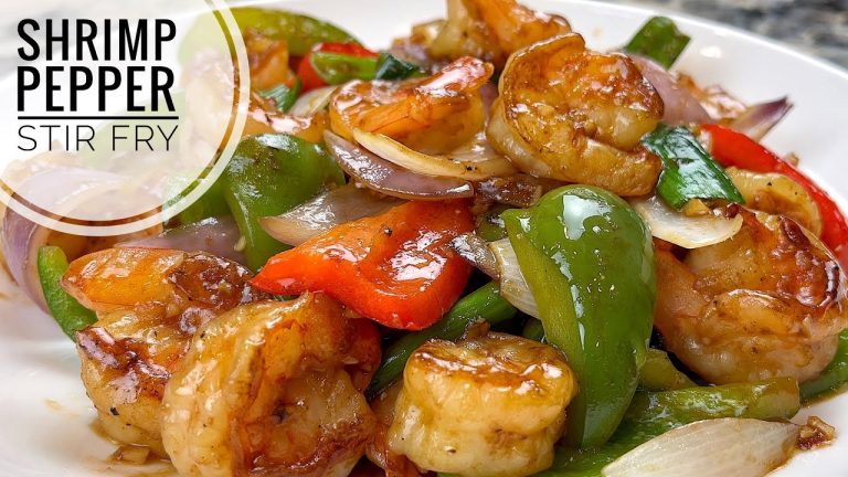 Shrimp And Pepper Stir Fry | Shrimp Stir Fry With Vegetables Recipe