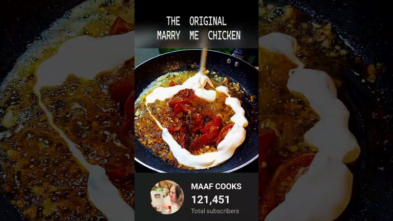 🔥The Original Marry Me Chicken Recipe By MAAF COOKS #SHORTS #youtubeshorts #ytshorts #shortvideo