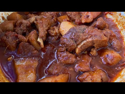 How to make easy pork recipe || Spicy Pork Curry recipe || Naga Kitchen