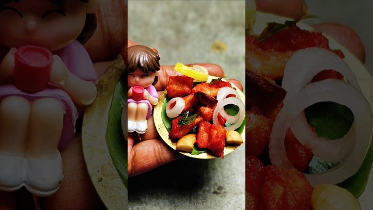 miniature chicken 65 | chicken recipes | minicooking | minifood kitchen | trendingnow