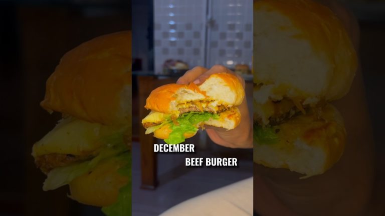 ഒരു DECEMBER BEEF BURGER | 2023 ലെ എന്റെ അവസാനത്തെ recipe video