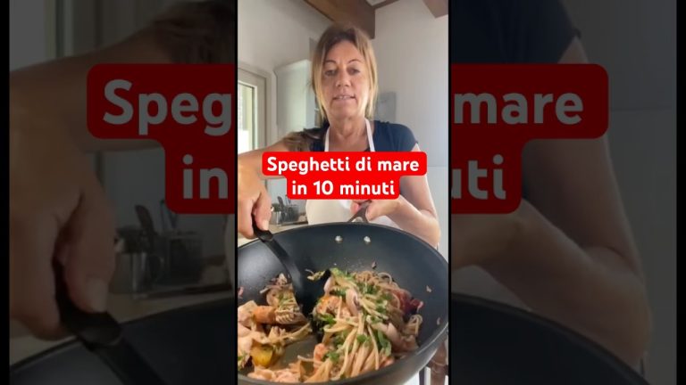 Speghetti di Mare in 10 minuti Facilissima #shorts #spaghetti #ricette