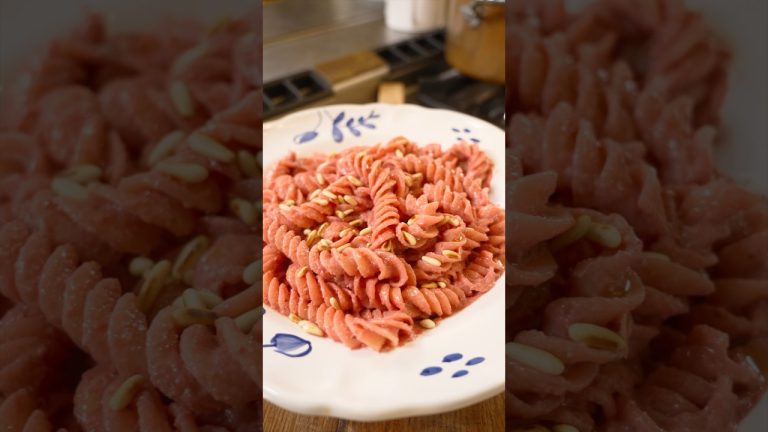 The PINK PASTA #cooking #pasta #italianfood #recipe #thepastaqueen