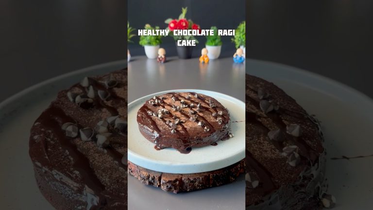 Healthy Chocolate Ragi Cake #shorts #recipe #chocolate #healthy #cake