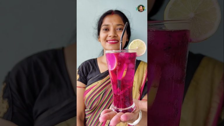 Dragon Fruit Refreshing Drink🐉🔥Dragon Fruit Shake 🌿 Healthy Drink🍁Juice🍷 Smoothie #shorts #healthy