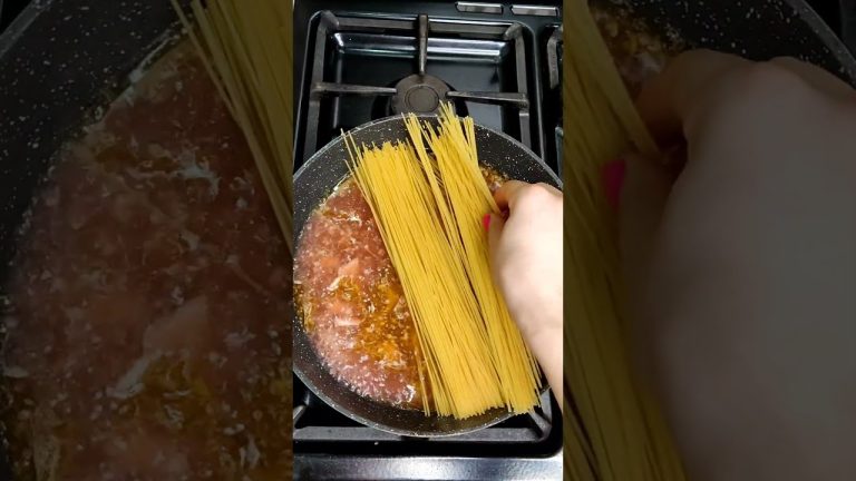 only 2 ingredients: So delicious pasta recipe #cooking #pasta