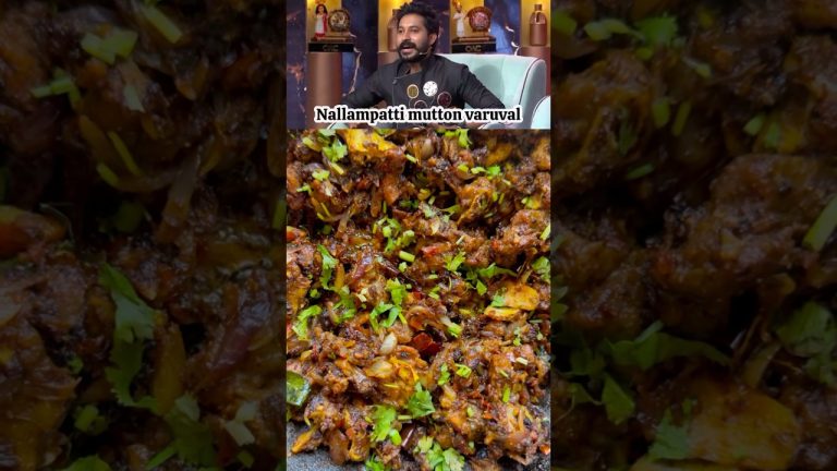 😱Cook with comali 6 recipe😍நல்லாம்பட்டி மட்டன் வருவல்🔥Nallampatti mutton #vijaytv #cookwithcomali