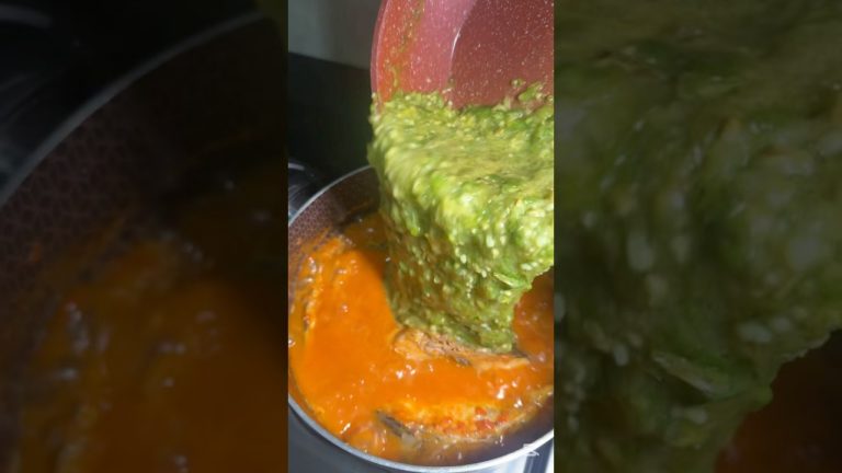 How to make fish okra soup #okra #recipe #shorts #Nigeria #food #rwandatoday #korea