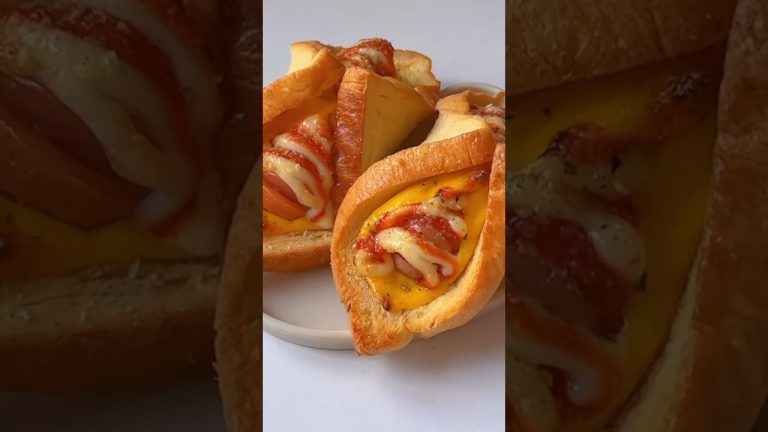 Super Simple Sausage Bread #recipes #shorts #sausage  #foodlovers #yummyfood #aesthetic