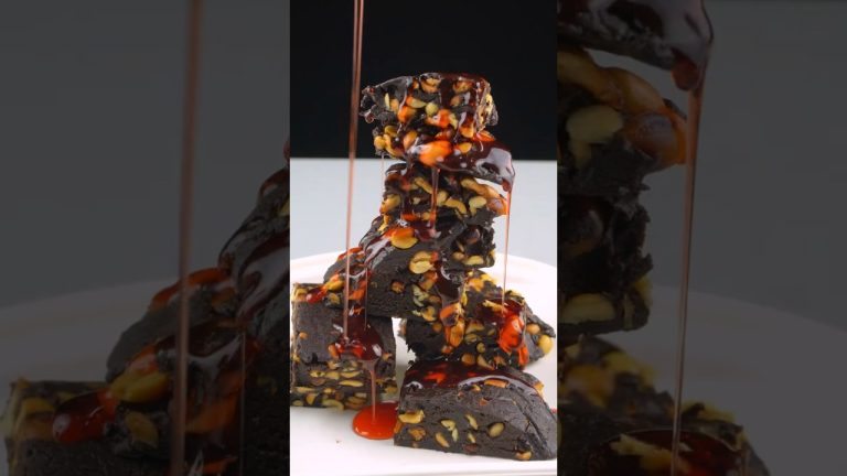 Cocoa Peanut 🥜 Chikki Sweet | Indian ASMR Cooking #shorts