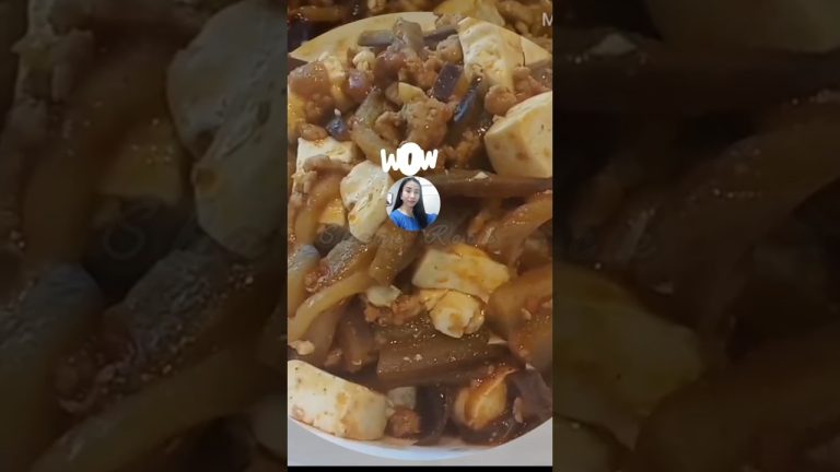 Quick & Easy Ma Po Tofu with Minced Pork and Eggplant #easyrecipe #cooking #short @ShaneRock143