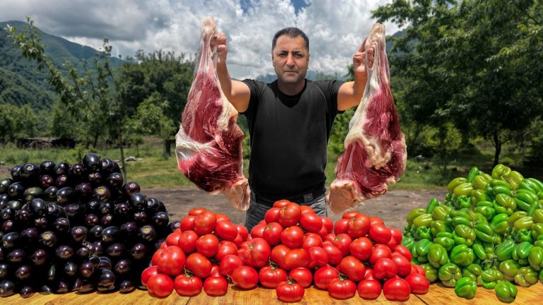 Making Traditional Dolma Deep in the Wilderness!