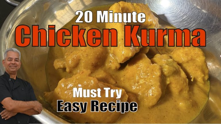 How to cook Chicken Kurma in 20 Minutes, best chicken Kurma Recipe @ChefDin