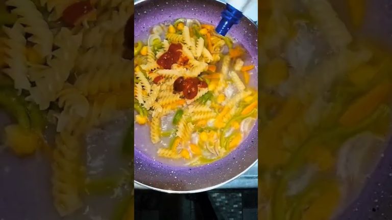 easy pasta recipe #shorts #youtubeshorts #cooking #pasta