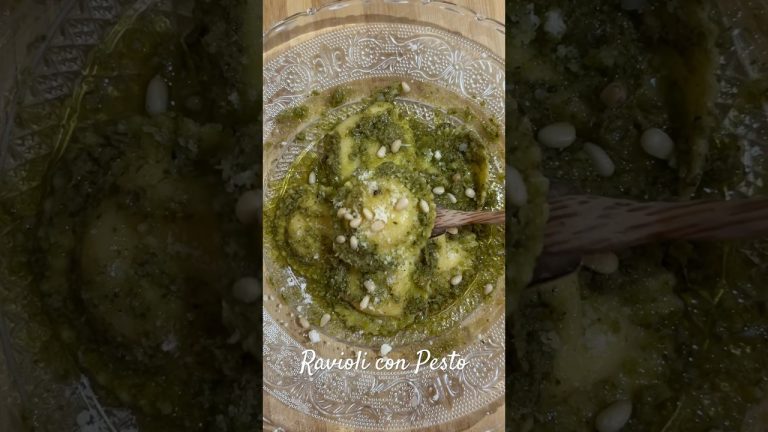 Pesto Ravioli #cooking #pasta #recipe #yummy #delicious #shorts #shortvideo #ytshorts youtubeshorts