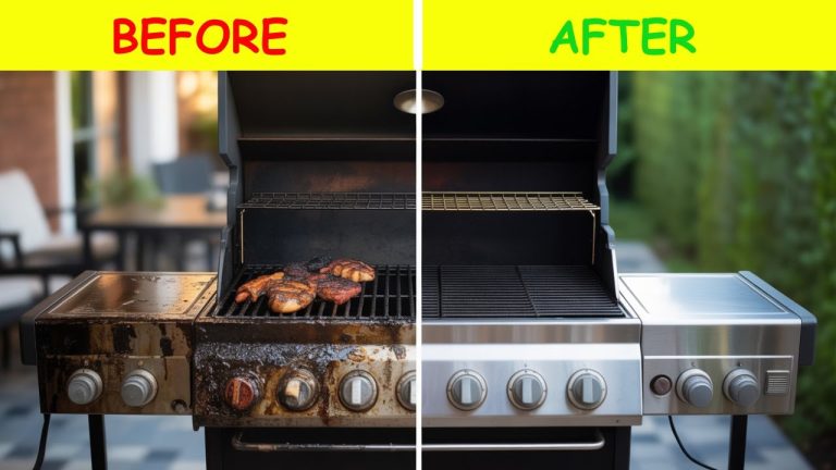 LED Grill Cleaner? ZERO Scrubbing! (Patented USA) | (Link 👇)