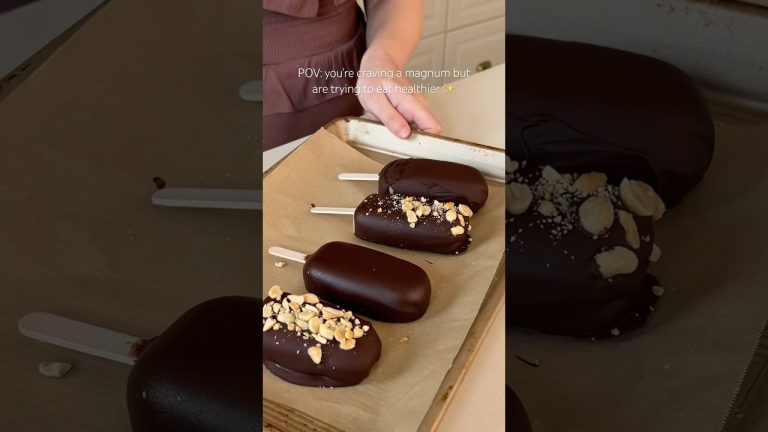 homemade ice cream bars #recipe #plantbased #shorts