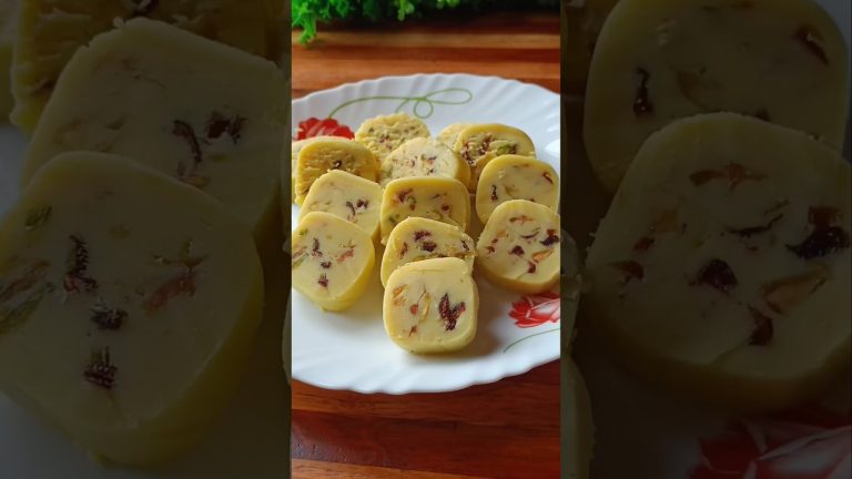 Special Malai Nut Sandesh 😋😍 #shorts #recipe
