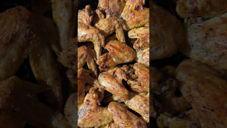 Crispy oven roasted chicken wings